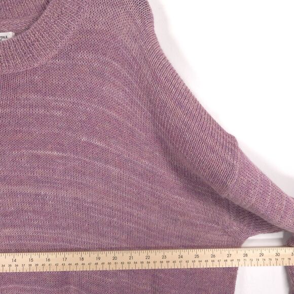 ISABEL MARANT Size 38 S/M Gatliny ALPACA WOOL LINEN Sweater Pink Mauve Pullover - Picture 7 of 16